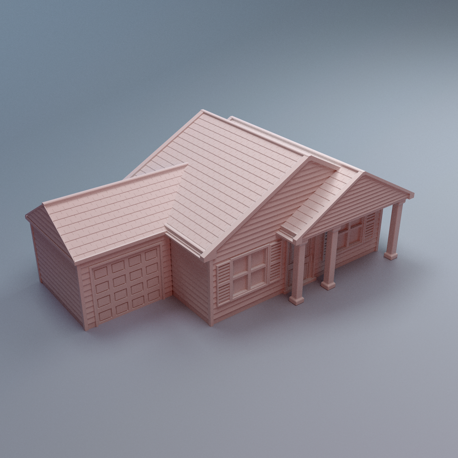 Suburban House 'A' 28mm